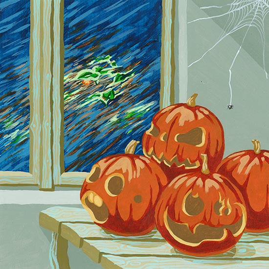 Illustration of a pumpkin