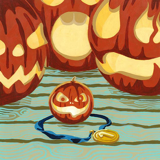 Illustration of a pumpkin