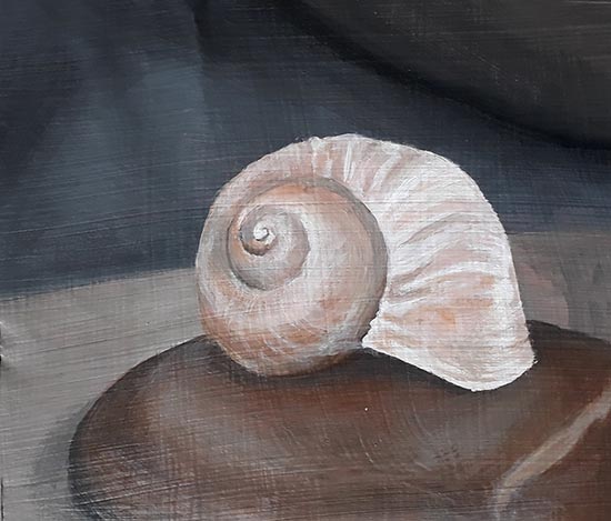 Painting: Snail shell