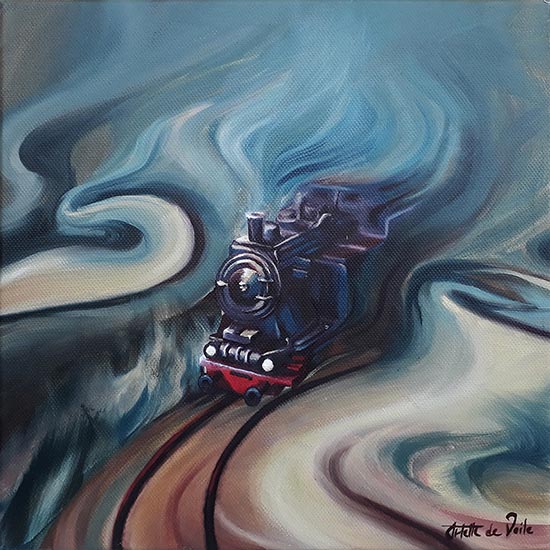 Painting: Locomotive