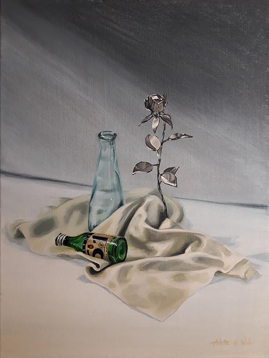 Painting: Pastis 51 and a Rose