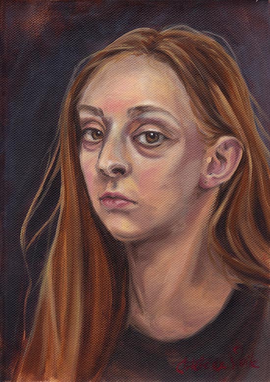 Painting: Self-portrait 2021 I