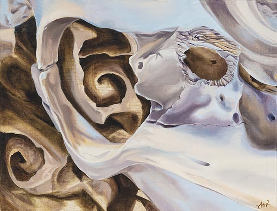 Painting: Skull Collage I