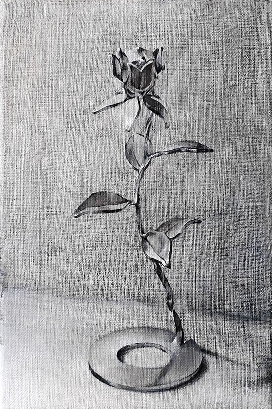 Painting: Still rose